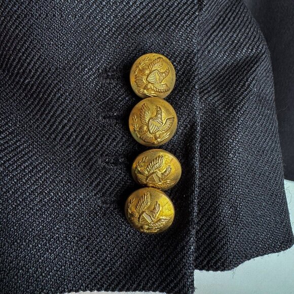 Smythe Black Fitted One button Blazer 6 - Picture 7 of 7